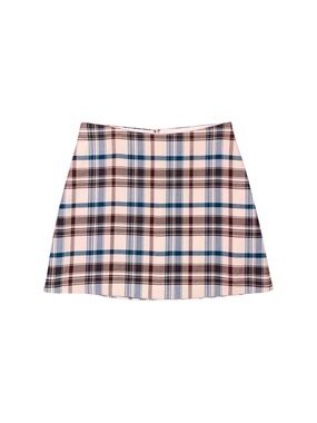 Aritzia Wilfred Plaid Classic Mini Skirt High Waisted A-Line Women’s 8 US